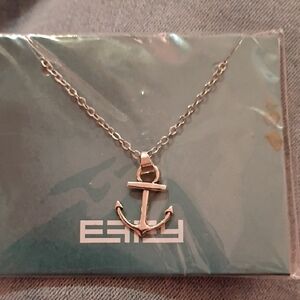 Effy Silver Anchor Necklace